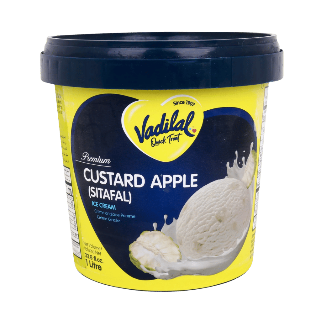 Vadilal Custard Apple Icecream 1 ltr buy online USA - 1